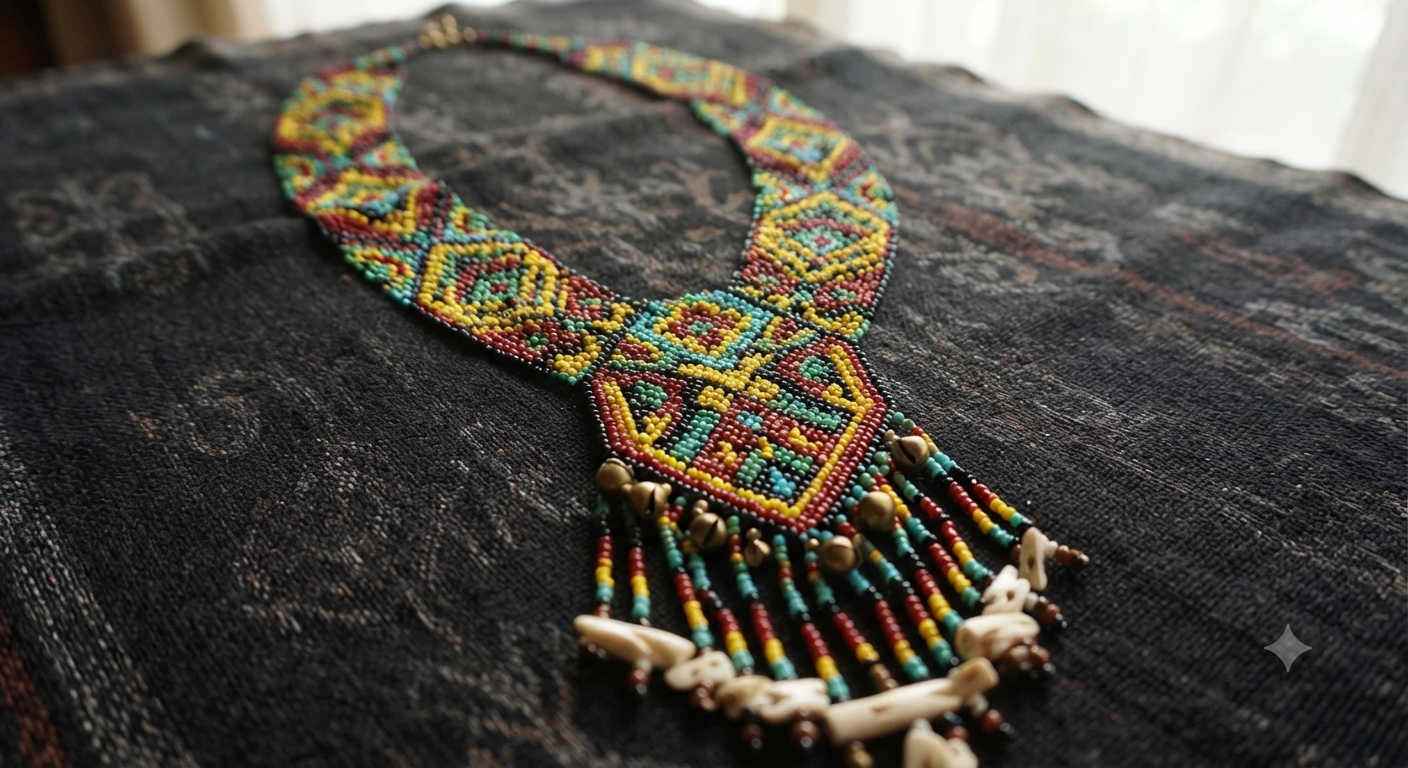 Kalung Manik-manik Dayak Meratus